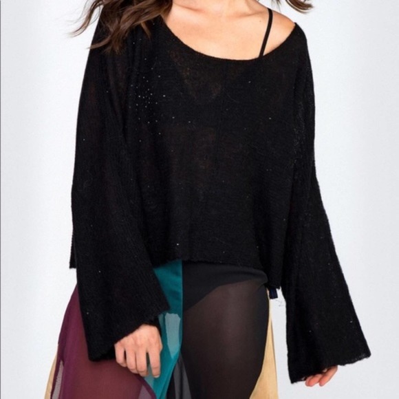 Wildfox Knit Sweater in black size XS - Picture 3 of 8